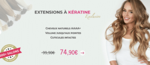 femme extension de cheveux
